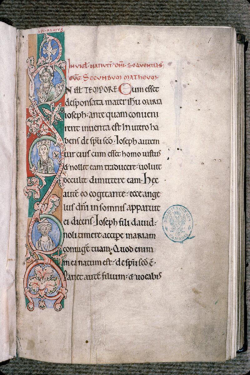 Cambrai, Bibl. mun., ms. 1048, f. 001 - vue 2