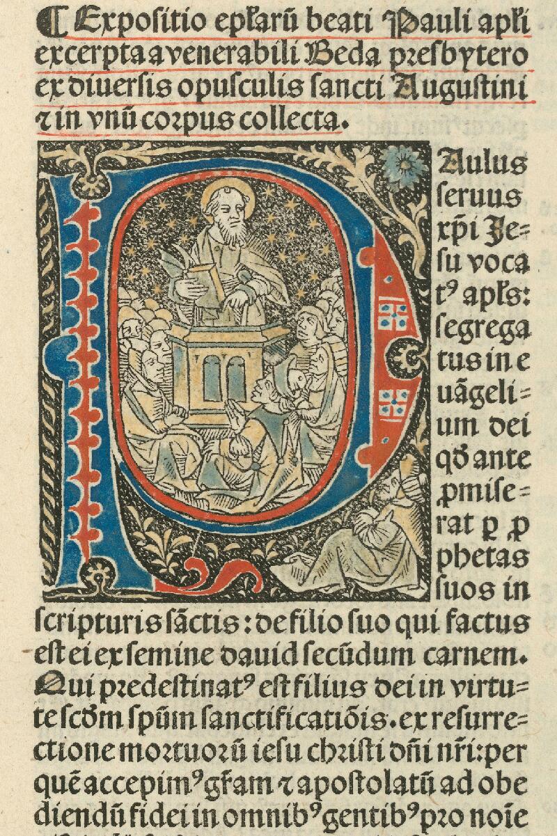 Cambrai, Bibl. mun., inc. B 068, B f. 001 - vue 2