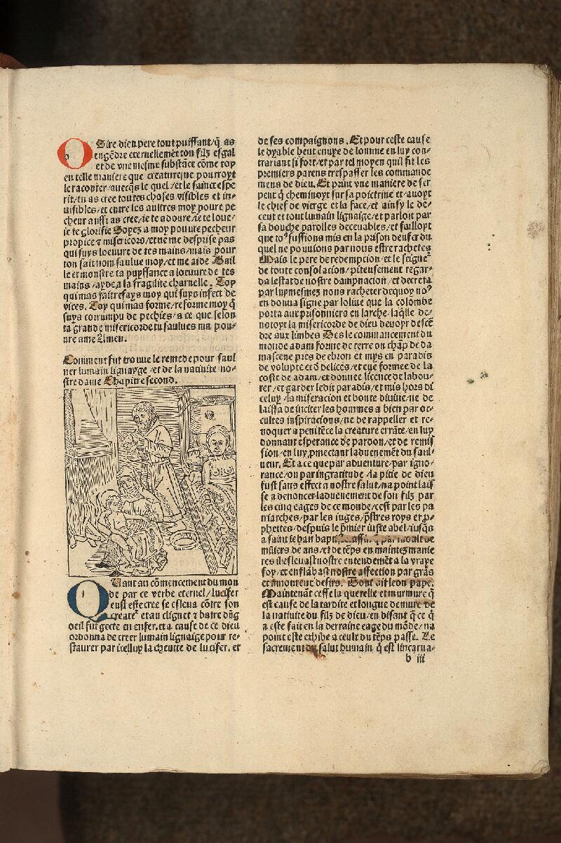 Cambrai, Bibl. mun., inc. B 090, A f. 000b3 - vue 1