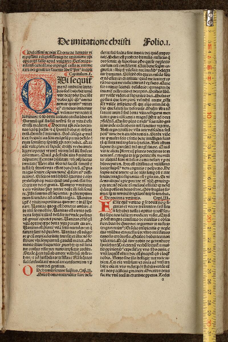 Cambrai, Bibl. mun., inc. B 109, f. 001 - vue 1