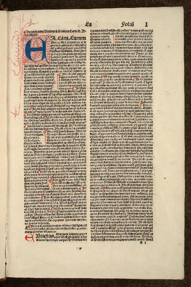 Cambrai, Bibl. mun., inc. C 015, f. 001 - vue 2