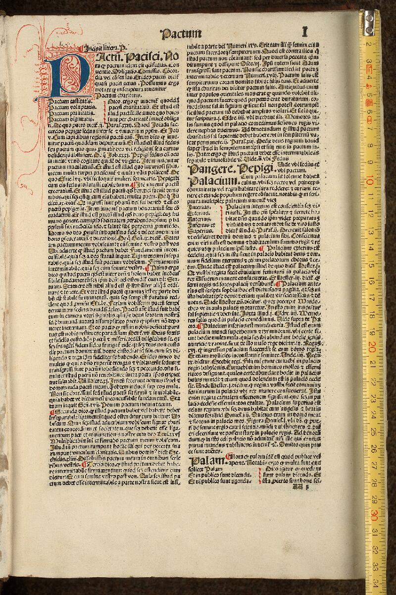 Cambrai, Bibl. mun., inc. C 016, f. 001 - vue 1