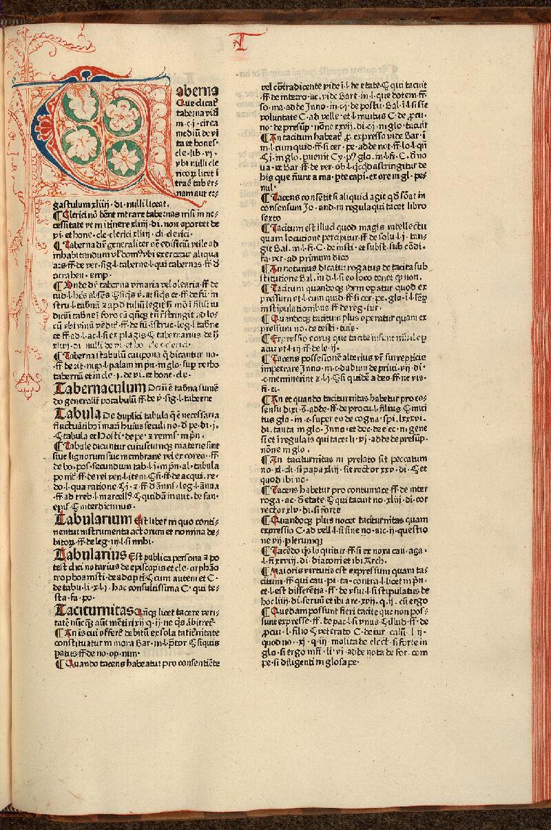 Cambrai, Bibl. mun., inc. C 048, f. t01 - vue 1