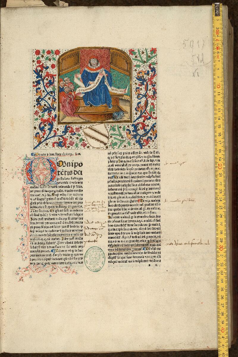 Cambrai, Bibl. mun., inc. C 057, f. a2 - vue 1