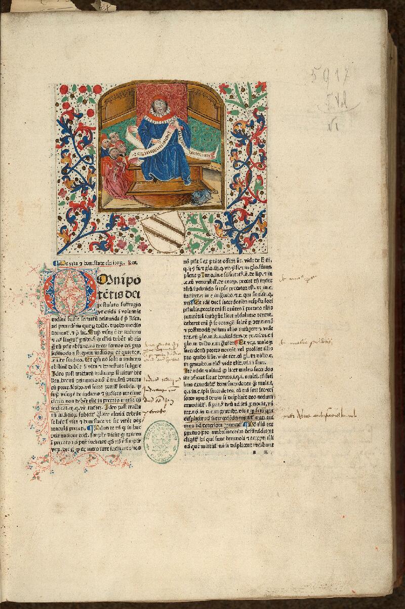 Cambrai, Bibl. mun., inc. C 057, f. a2 - vue 2