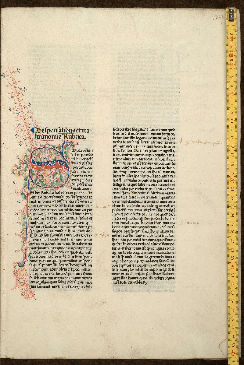 Cambrai, Bibl. mun., inc. C 058, f. 004 - vue 1