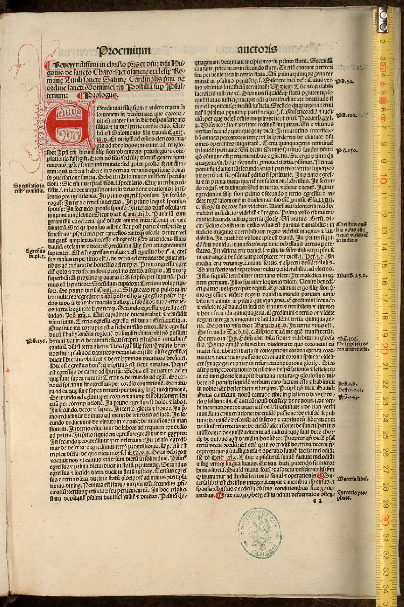 Cambrai, Bibl. mun., inc. C 073, f. a2 - vue 1