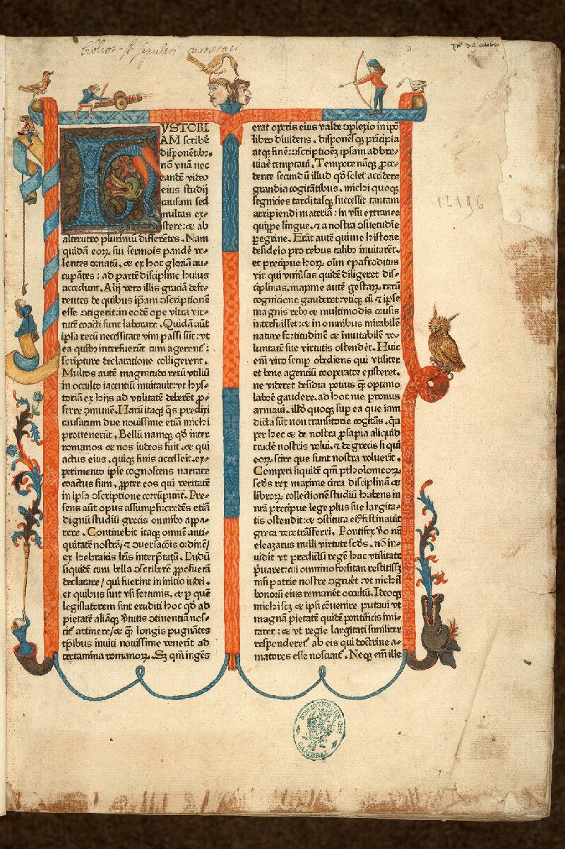Cambrai, Bibl. mun., inc. C 108, f. 001 - vue 1