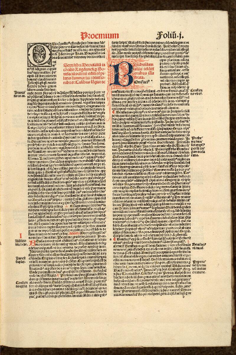 Cambrai, Bibl. mun., inc. C 109, f. b1 - vue 1