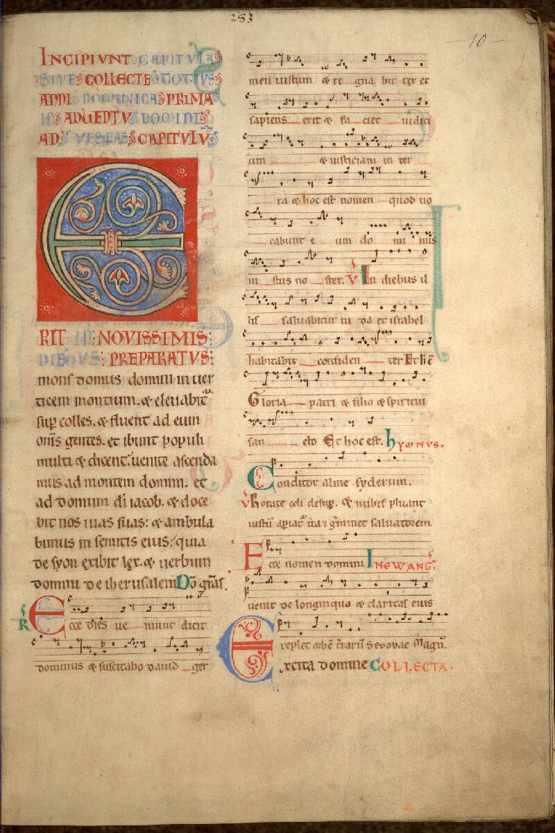 Cambrai, Bibl. mun., ms. 0027, A f. 010 - vue 1