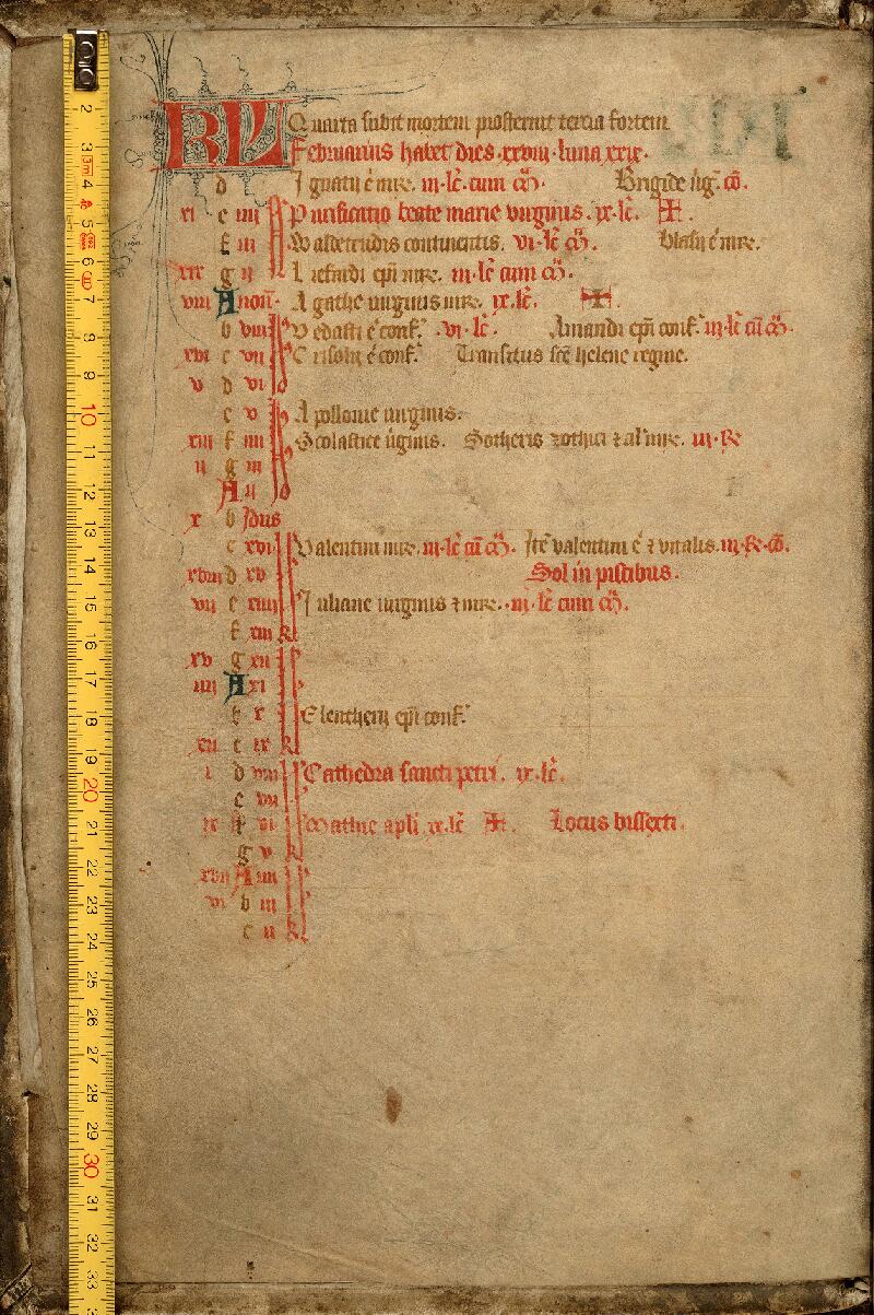 Cambrai, Bibl. mun., ms. 0032, f. 001v - vue 1