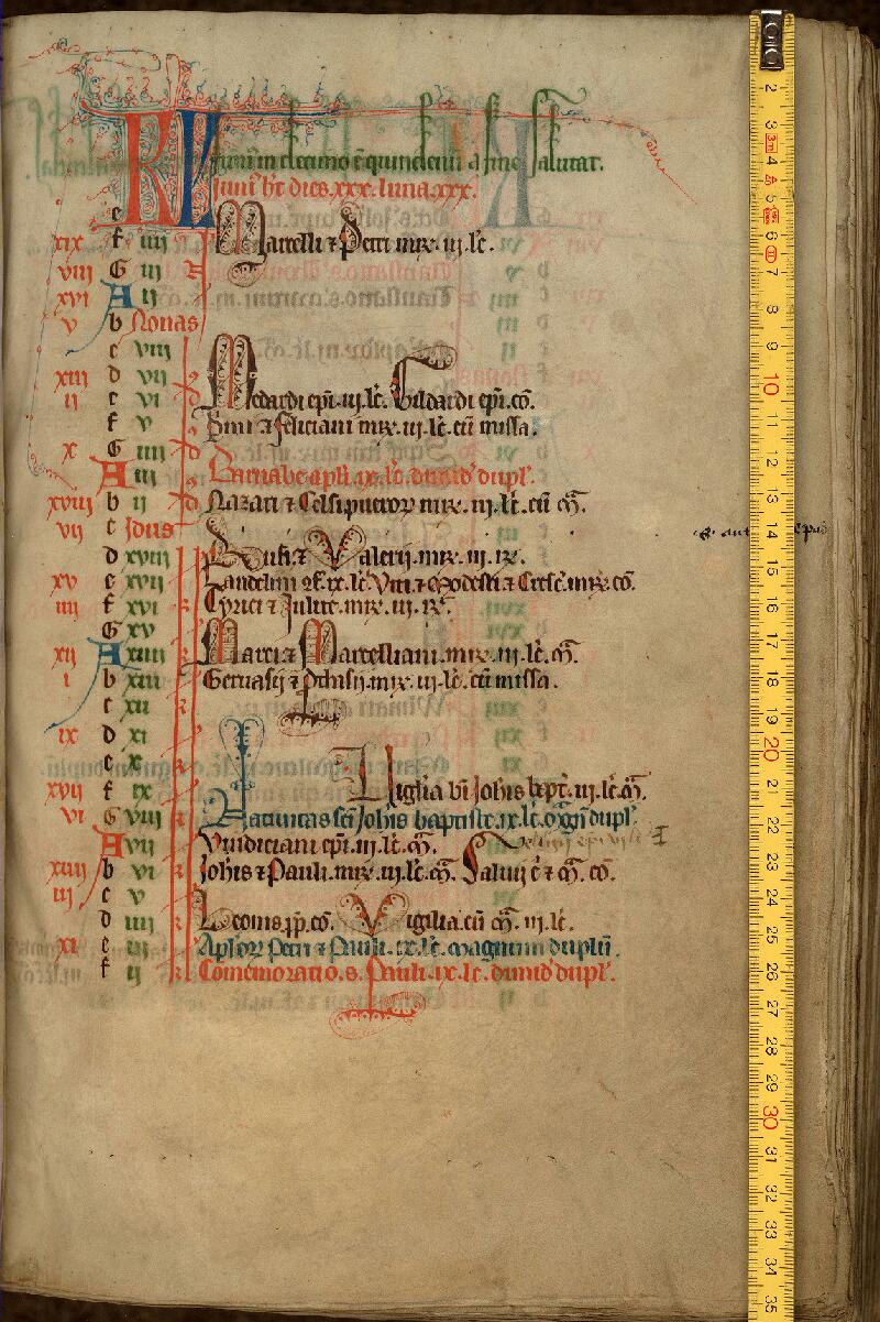Cambrai, Bibl. mun., ms. 0034, f. 004 - vue 1