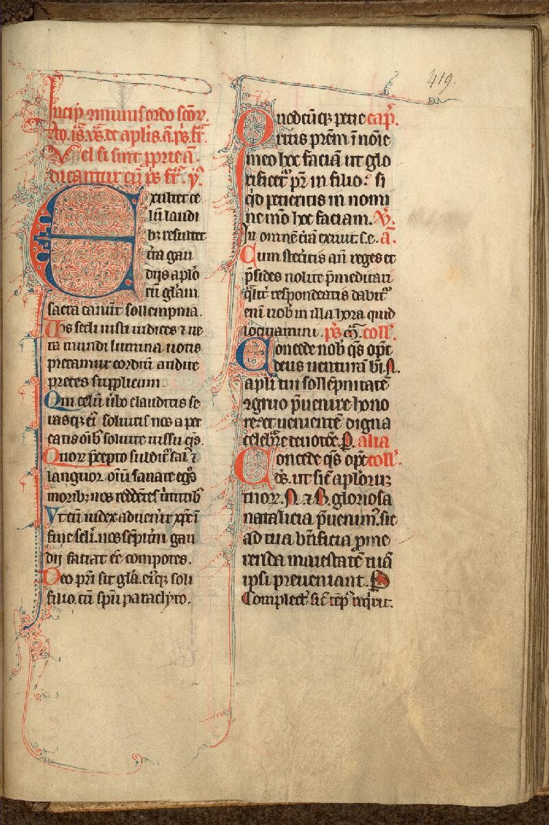 Cambrai, Bibl. mun., ms. 0034, f. 419
