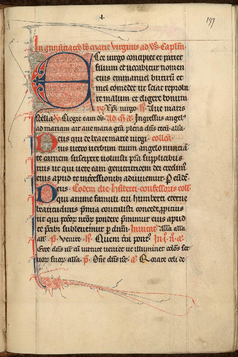 Cambrai, Bibl. mun., ms. 0048, f. 197 - vue 1