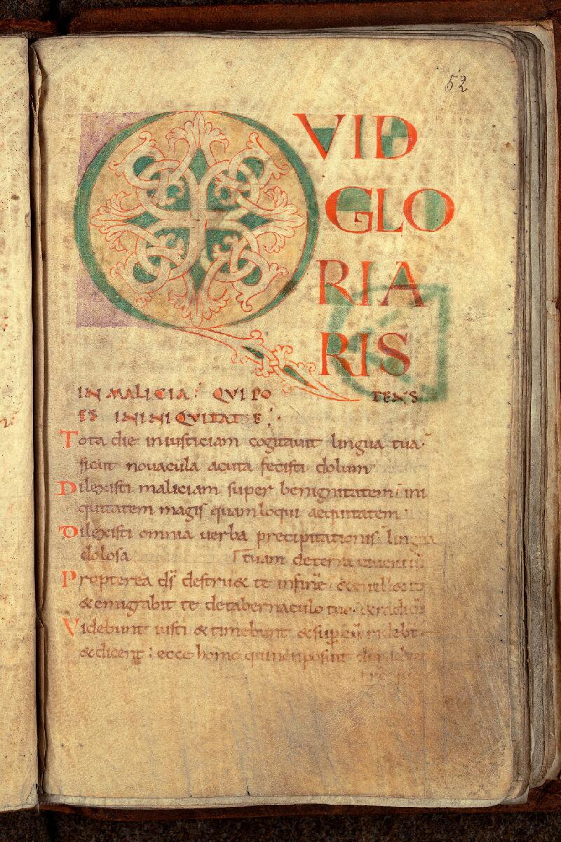Cambrai, Bibl. mun., ms. 0054, f. 052 - vue 1