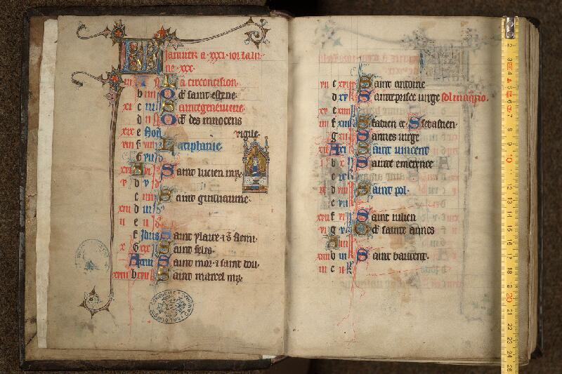 Cambrai, Bibl. mun., ms. 0087, f. 002v-003 - vue 1
