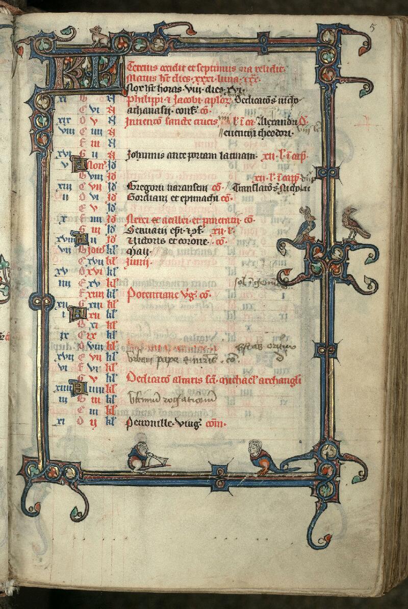 Cambrai, Bibl. mun., ms. 0102, A f. 005 - vue 1