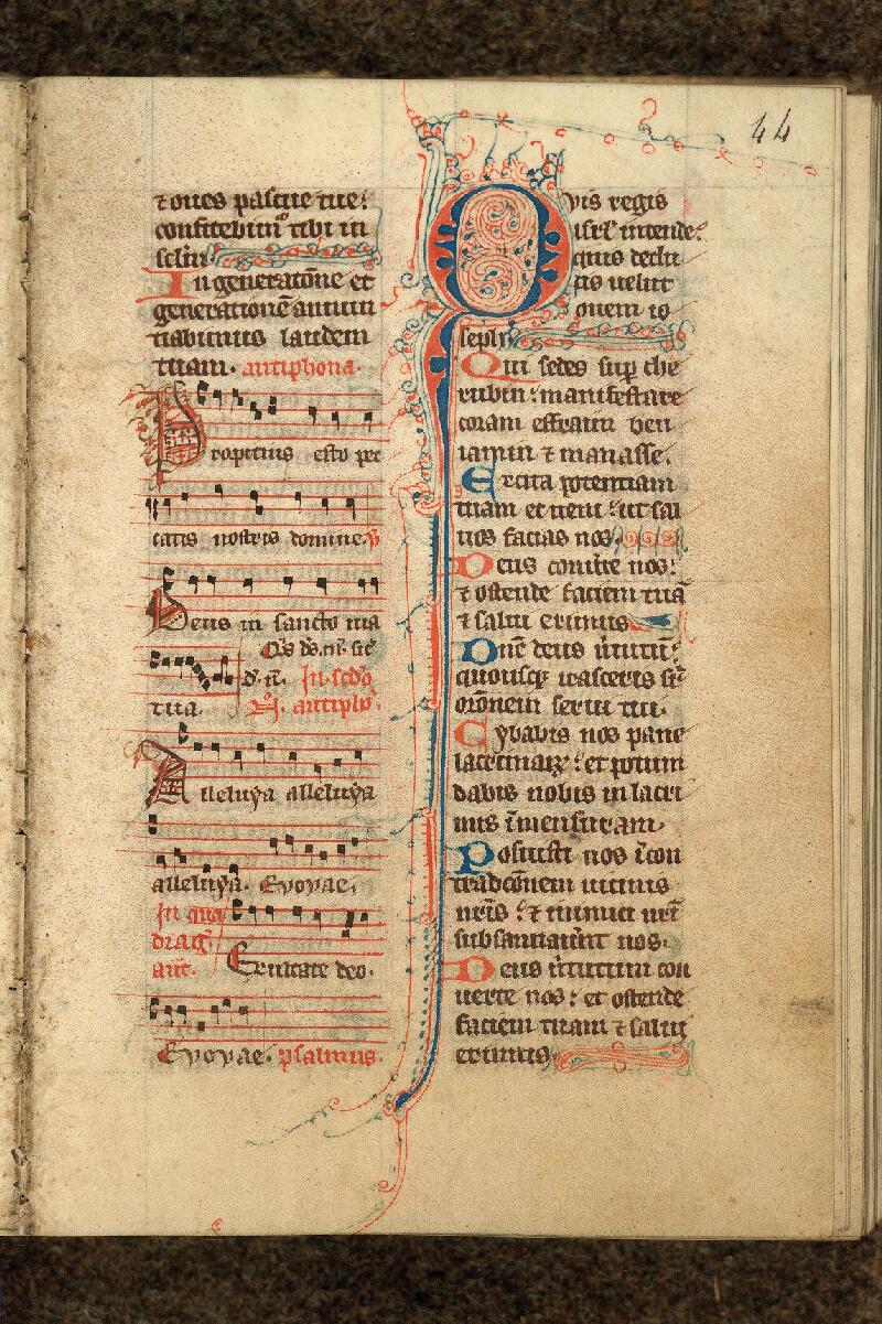 Cambrai, Bibl. mun., ms. 0123, f. 044 - vue 1