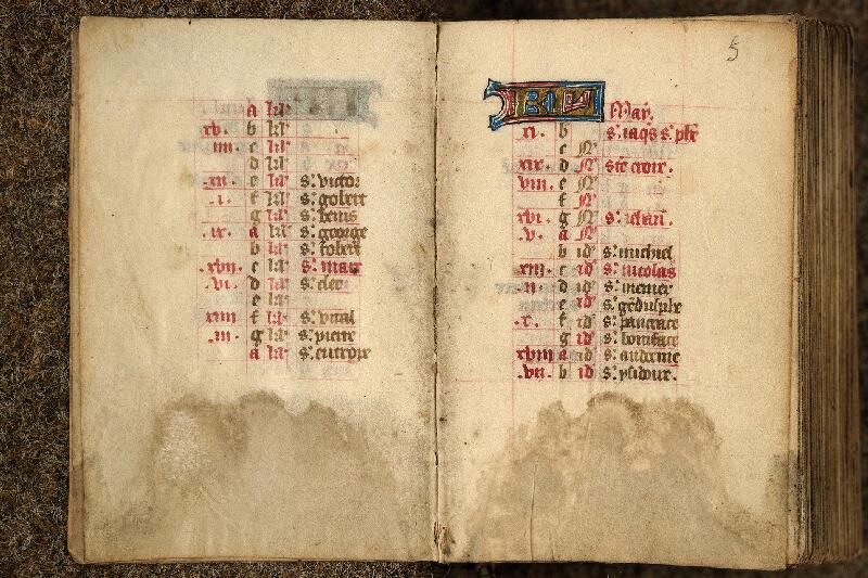 Cambrai, Bibl. mun., ms. 0145, f. 004v-005 - vue 2