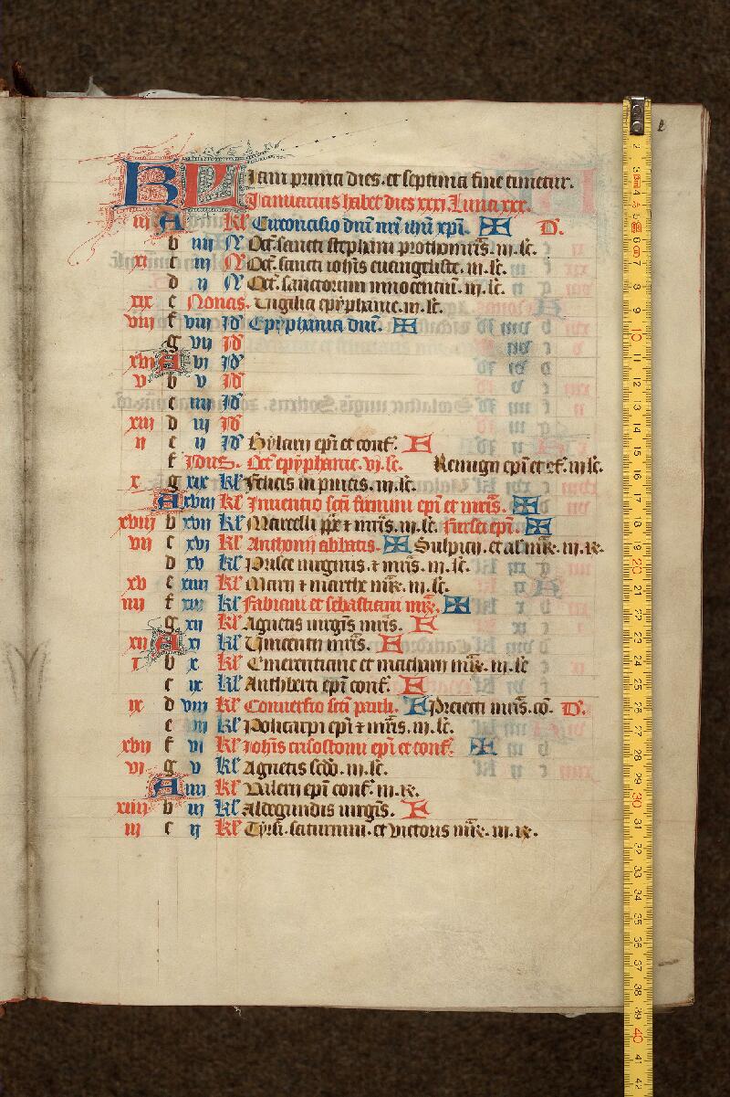 Cambrai, Bibl. mun., ms. 0147, A f. 002 - vue 1