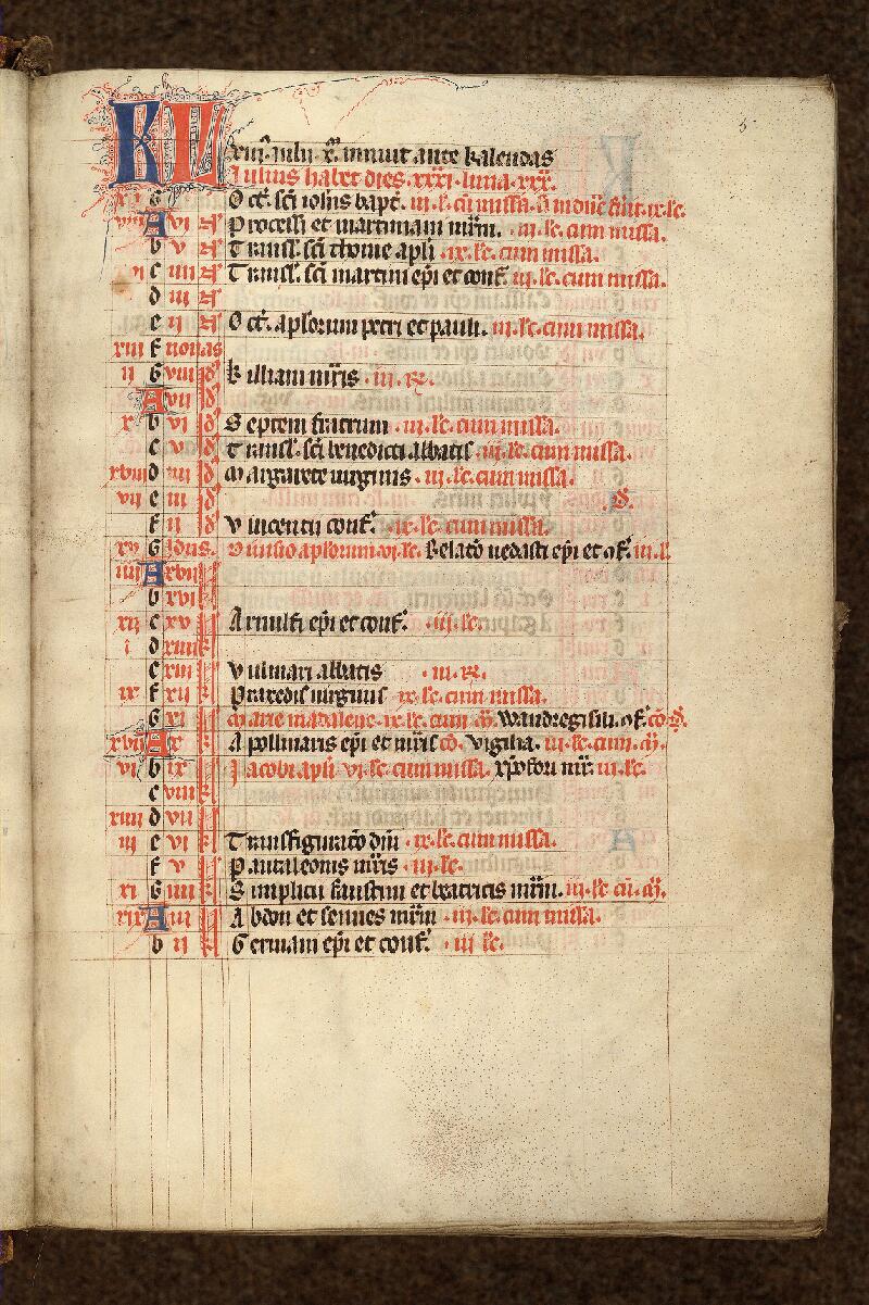 Cambrai, Bibl. mun., ms. 0156, f. 005 - vue 2