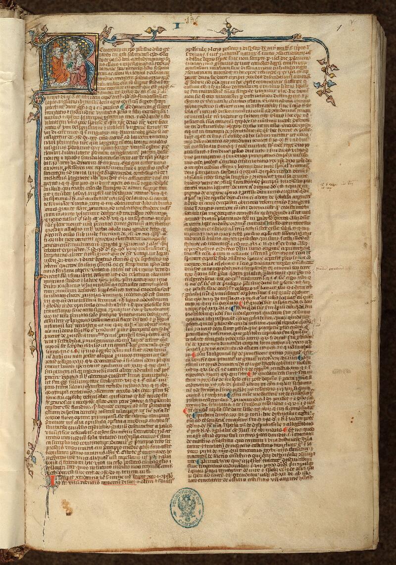 Cambrai, Bibl. mun., ms. 0159, f. 001 - vue 2