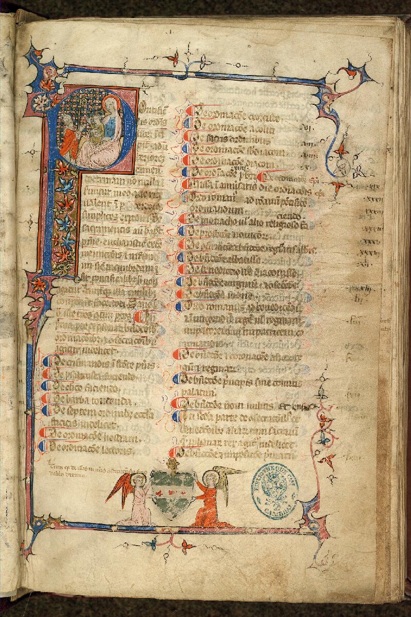 Cambrai, Bibl. mun., ms. 0180, f. 001 - vue 2