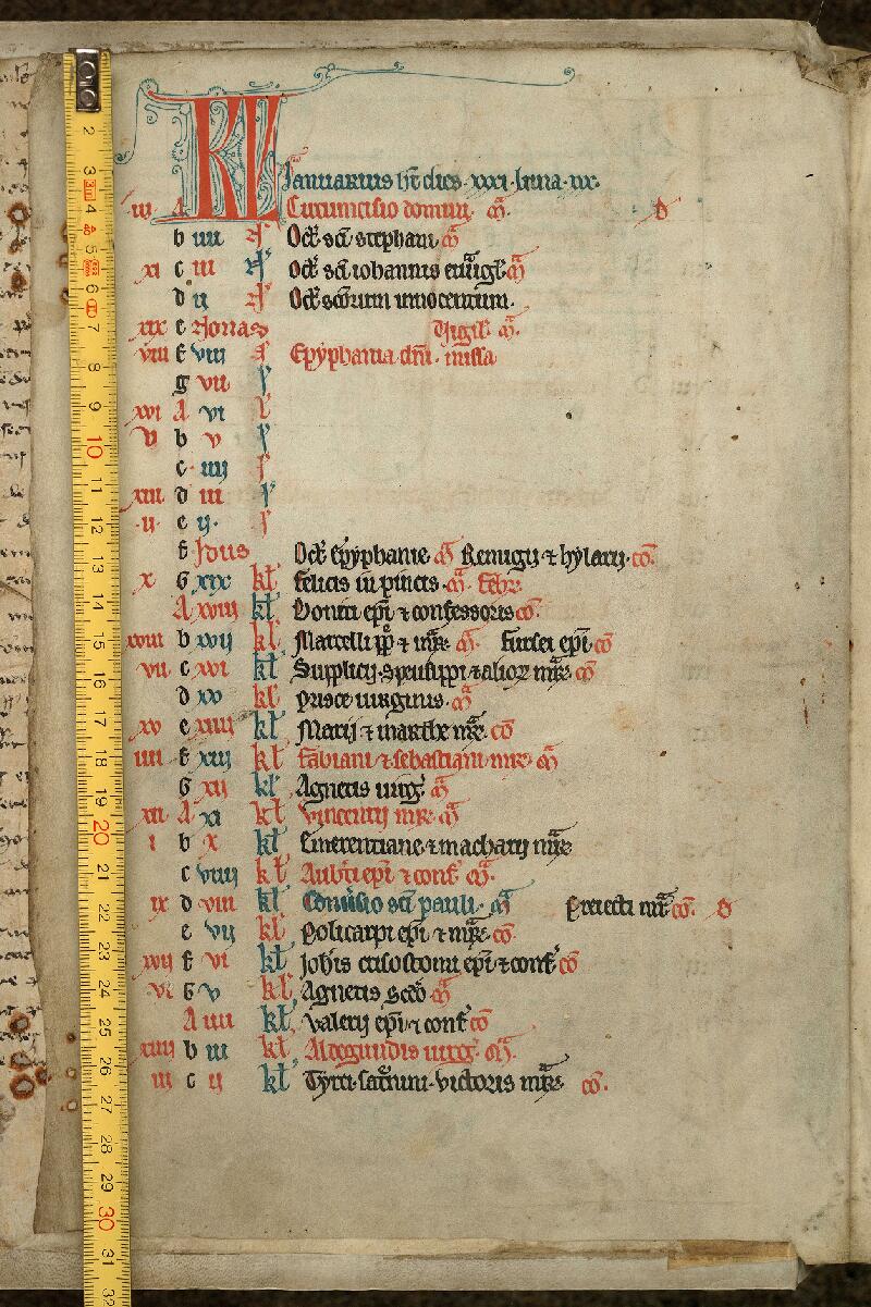 Cambrai, Bibl. mun., ms. 0183, A f. 001v - vue 1