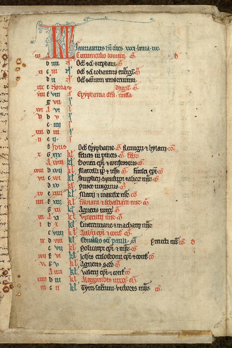 Cambrai, Bibl. mun., ms. 0183, A f. 001v - vue 2