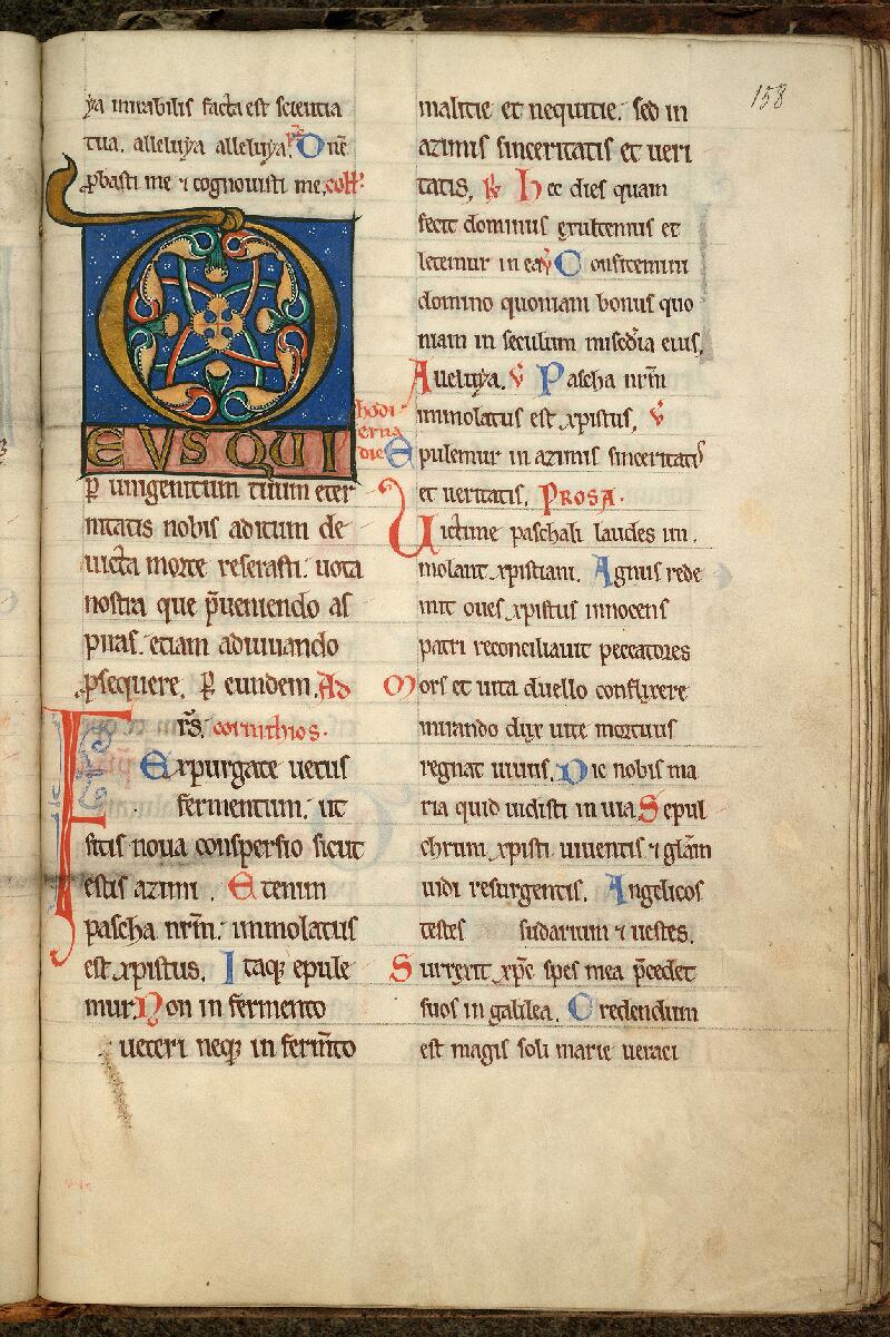 Cambrai, Bibl. mun., ms. 0186, f. 158 - vue 1
