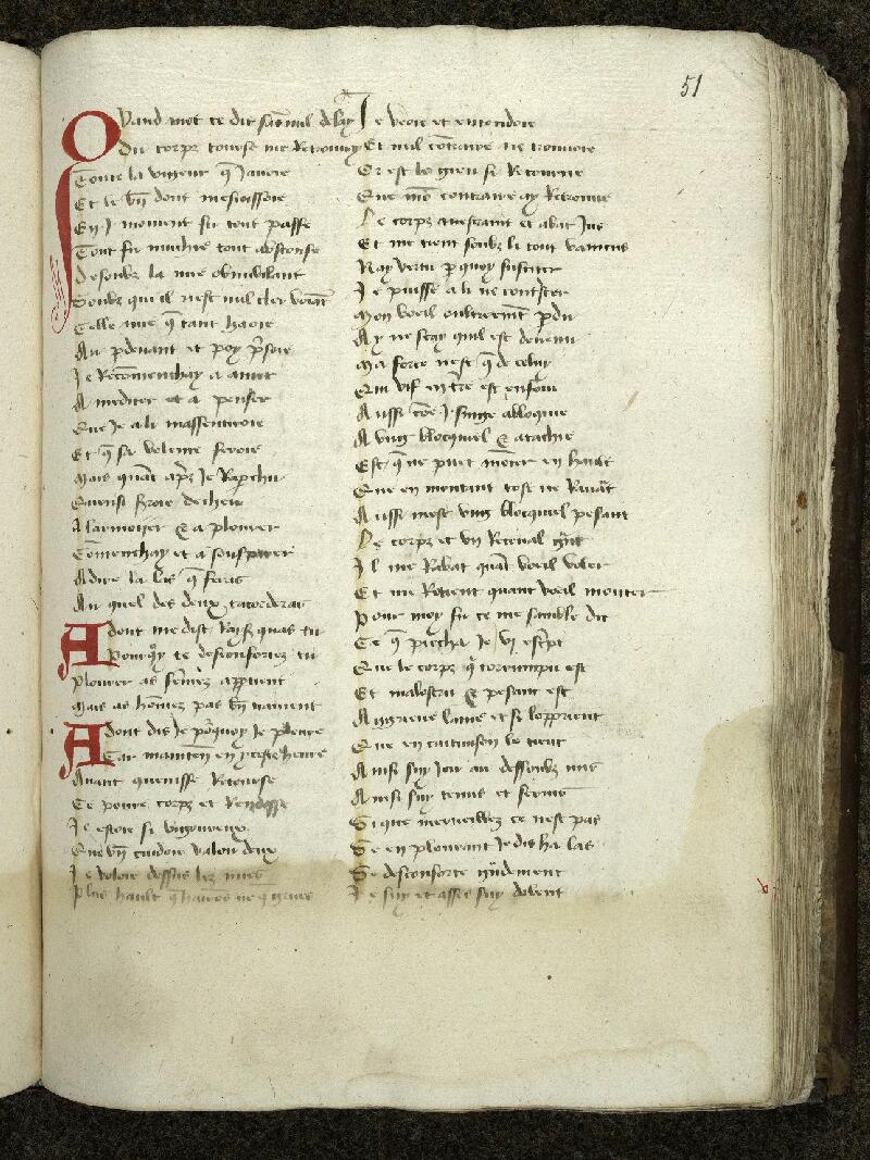 Cambrai, Bibl. mun., ms. 0212, f. 051 - vue 2