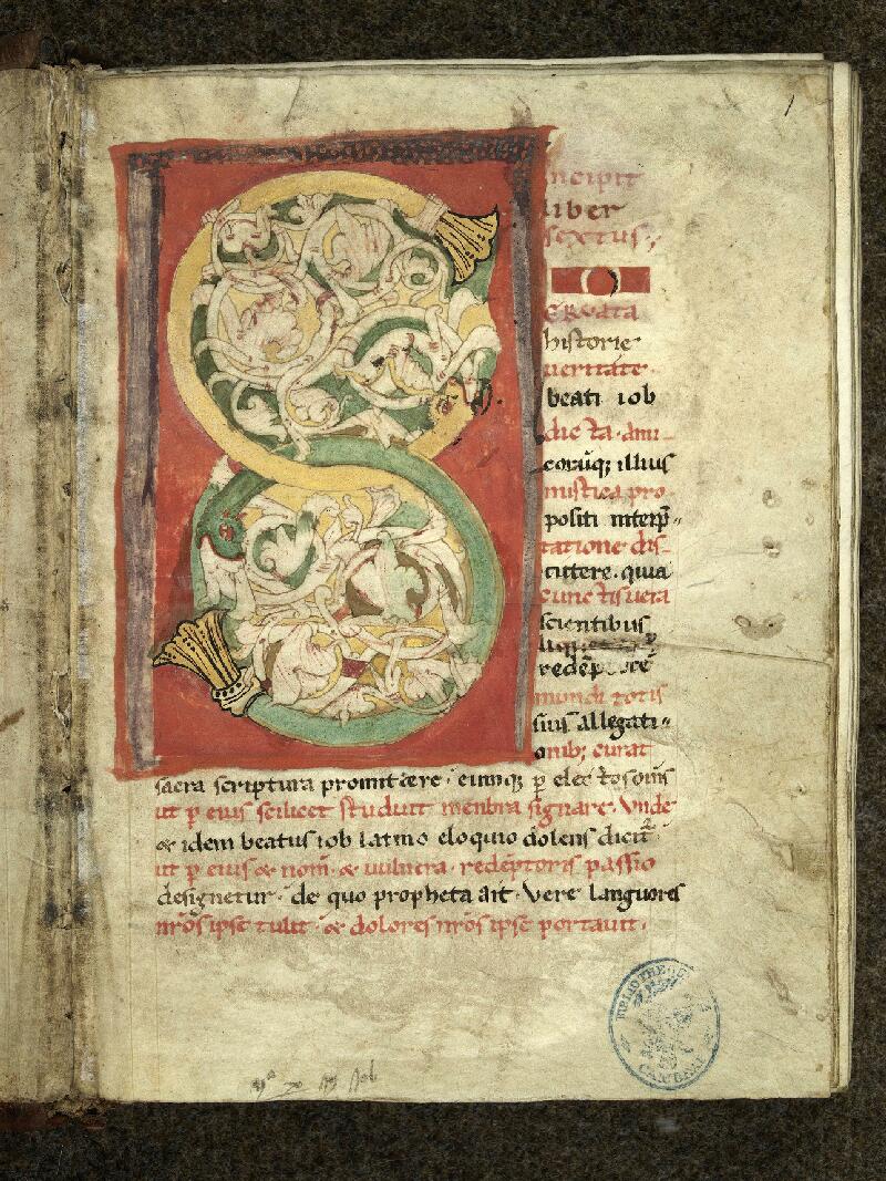 Cambrai, Bibl. mun., ms. 0216, f. 001 - vue 2