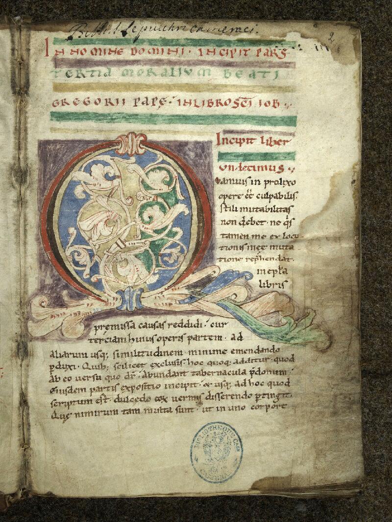 Cambrai, Bibl. mun., ms. 0217, f. 002 - vue 2
