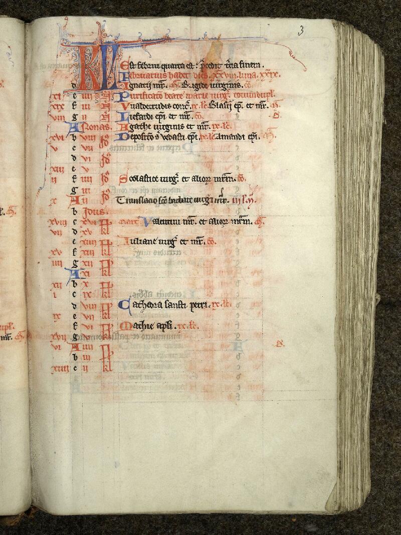 Cambrai, Bibl. mun., ms. 0233, A f. 003 - vue 2