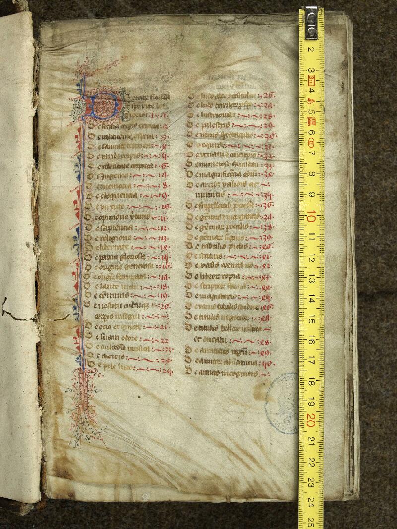 Cambrai, Bibl. mun., ms. 0239, f. 001 - vue 1