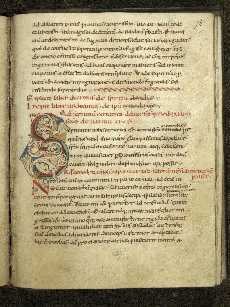 Cambrai, Bibl. mun., ms. 0247, f. 074 - vue 1