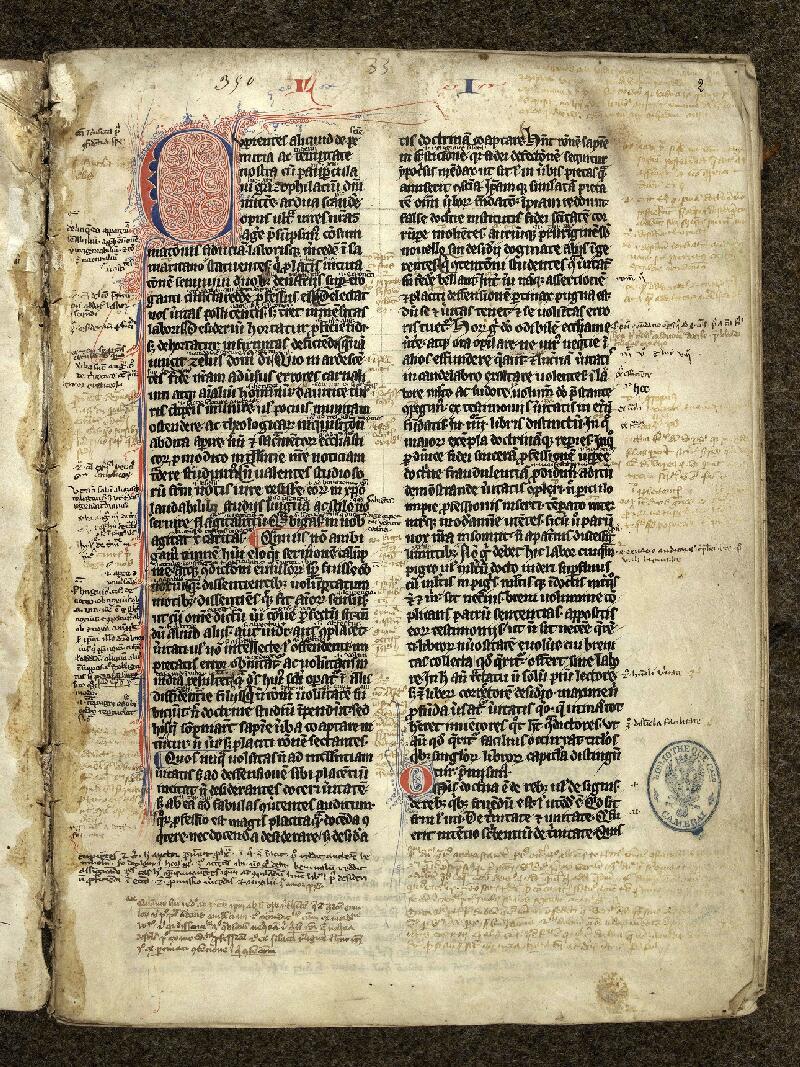 Cambrai, Bibl. mun., ms. 0369, f. 002 - vue 2