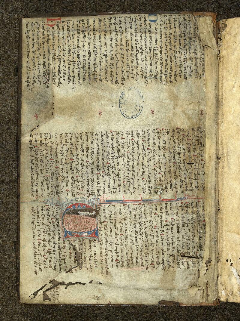 Cambrai, Bibl. mun., ms. 0422, contre-plat sup.