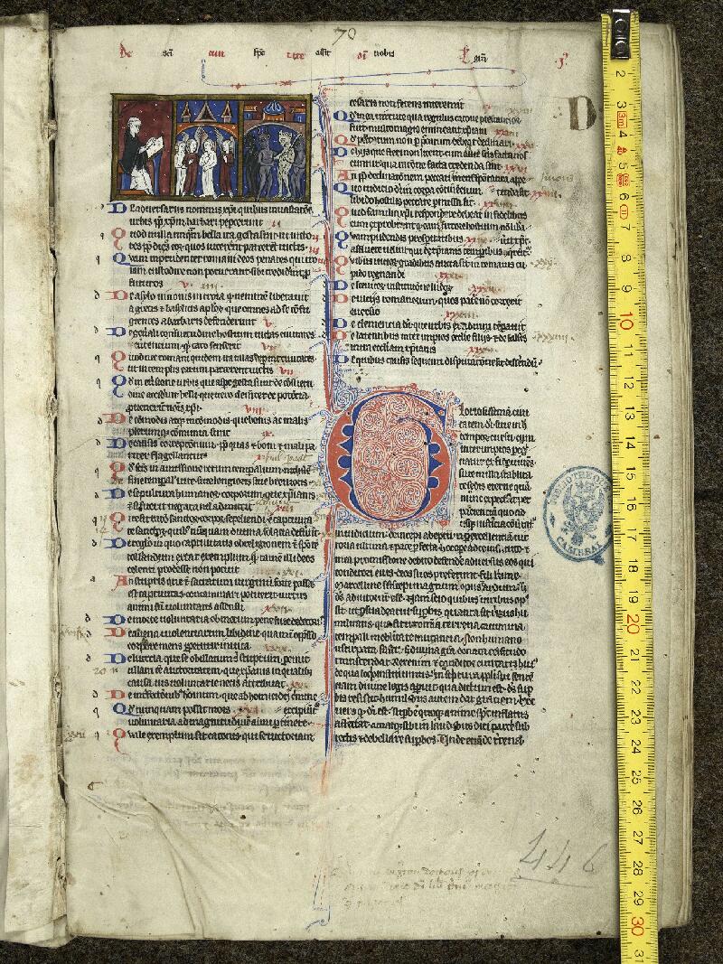 Cambrai, Bibl. mun., ms. 0475, f. 001 - vue 1