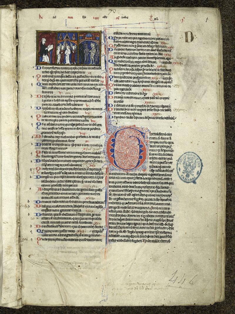 Cambrai, Bibl. mun., ms. 0475, f. 001 - vue 2