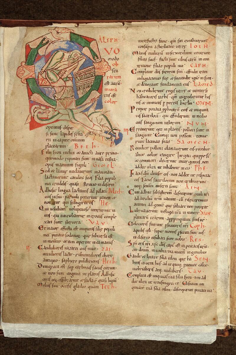Cambrai, Bibl. mun., ms. 0528, f. 002v - vue 1