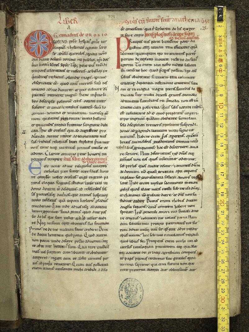 Cambrai, Bibl. mun., ms. 0789, f. 001 - vue 1