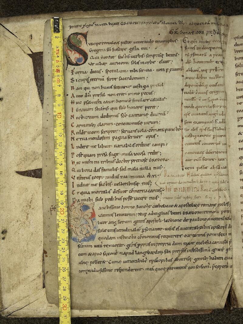 Cambrai, Bibl. mun., ms. 0807, f. 001v - vue 1