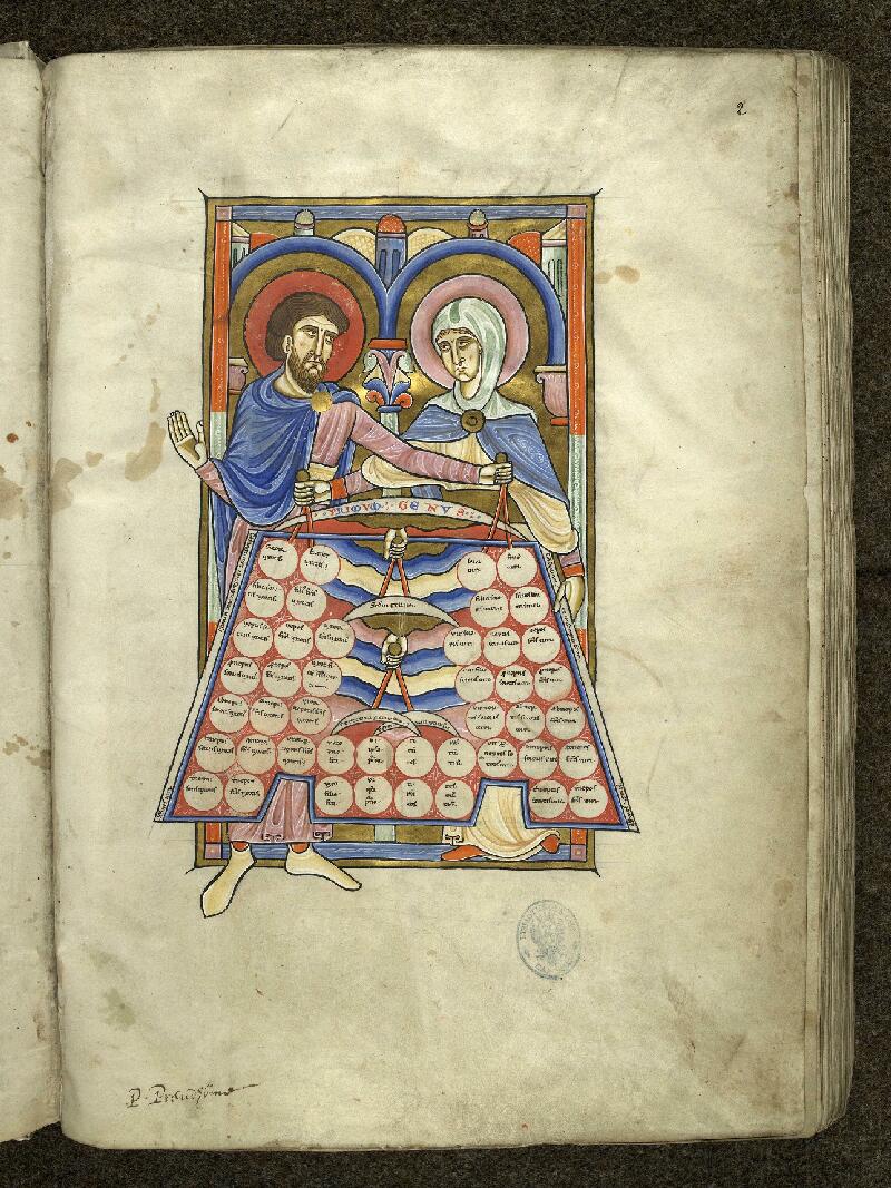 Cambrai, Bibl. mun., ms. 0967, f. 002 - vue 1