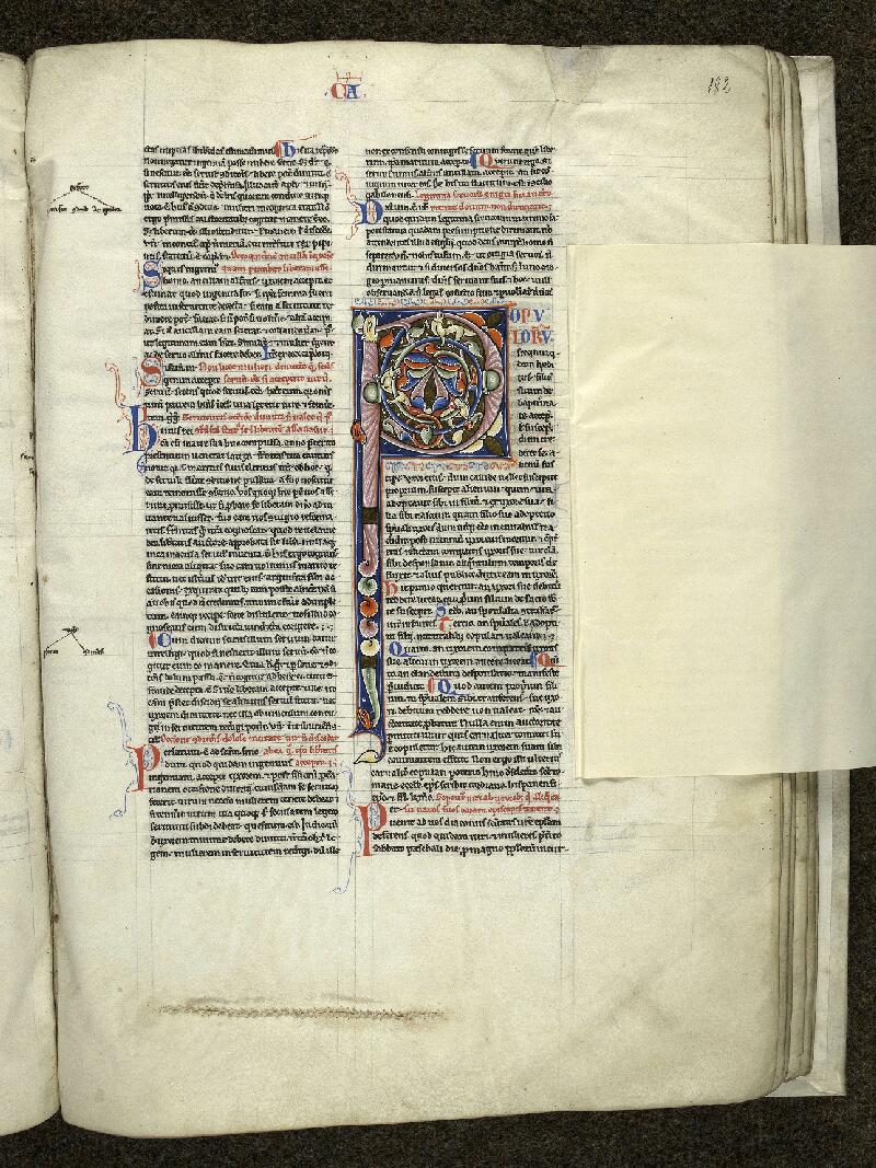 Cambrai, Bibl. mun., ms. 0967, f. 182