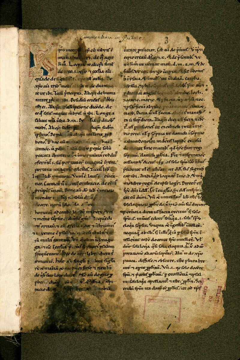 Carpentras, Bibl. mun., ms. 0013, f. 003 - vue 2