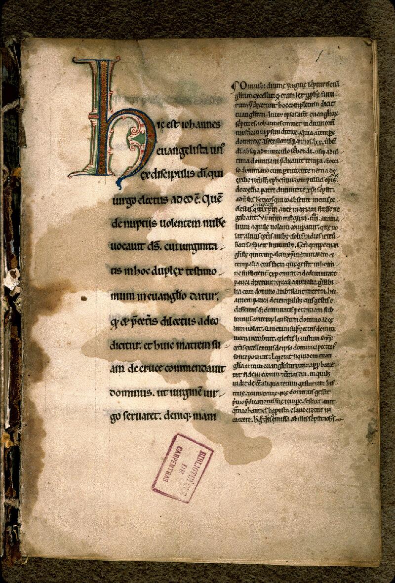 Carpentras, Bibl. mun., ms. 0023, f. 001 - vue 2