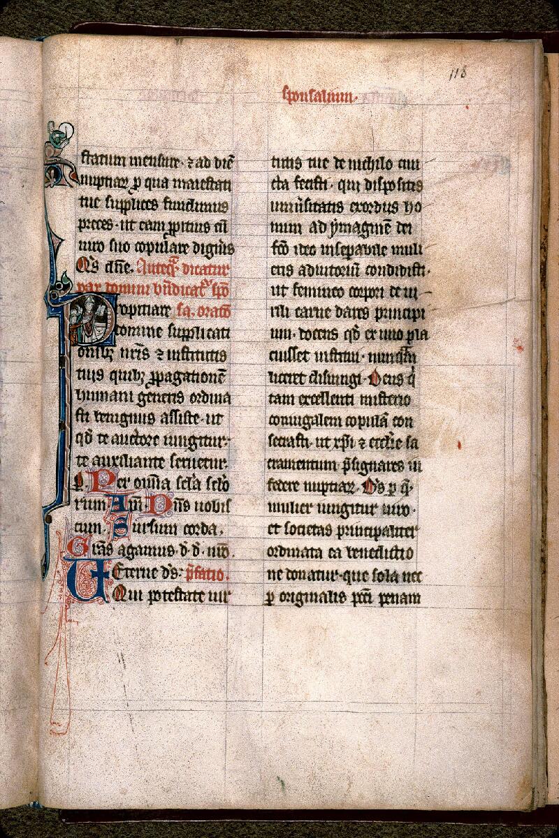 Carpentras, Bibl. mun., ms. 0096, f. 118 - vue 1