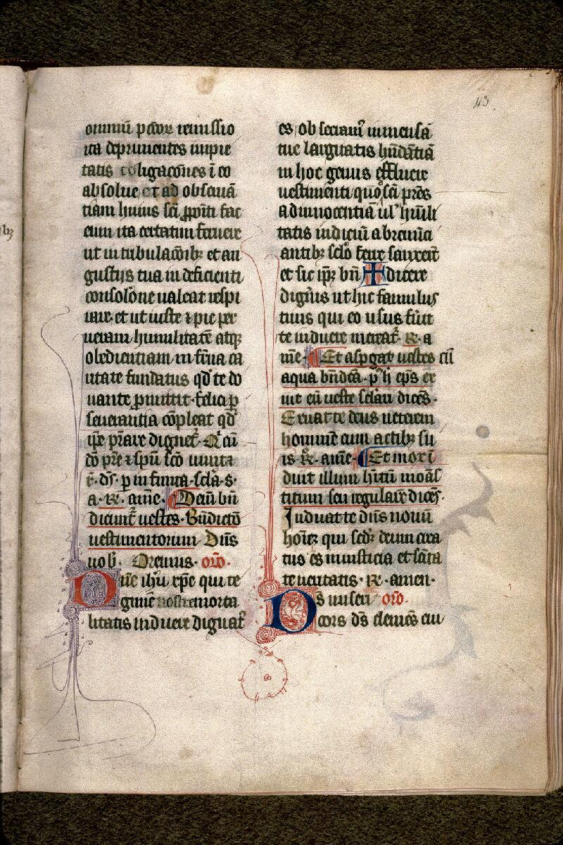 Carpentras, Bibl. mun., ms. 0097, f. 043 - vue 1