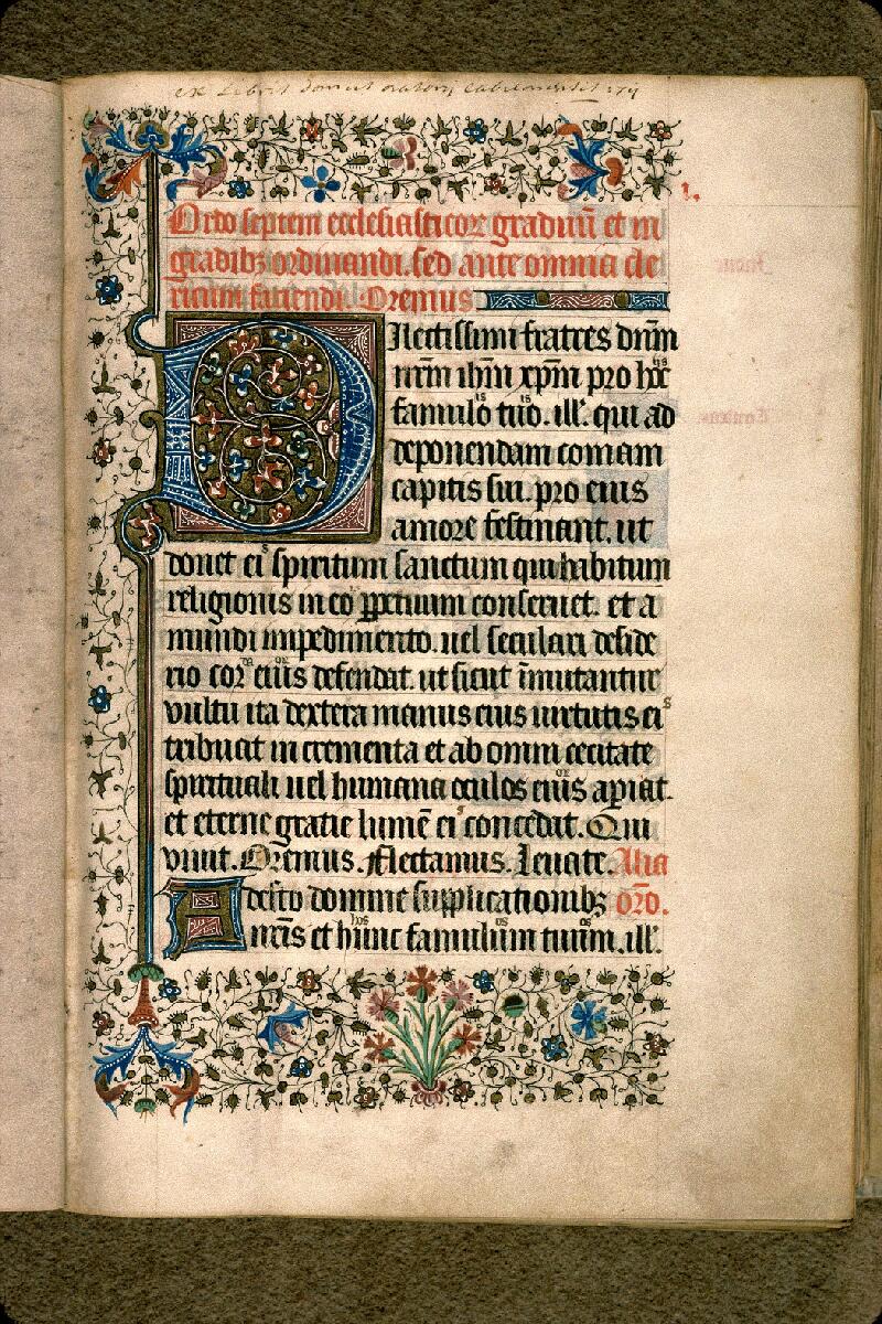 Carpentras, Bibl. mun., ms. 0098, f. 001 - vue 2